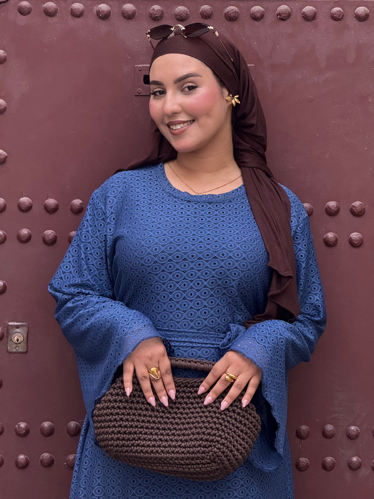 Robe Dentelle Royal Blue