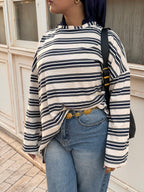 Top Classic Navy Stripe